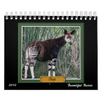 Beautiful Beasts 2012 calendar calendars