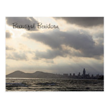 beautiful bebidorm postcard
