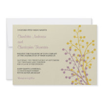 Beautiful Berries Custom Wedding Invitations