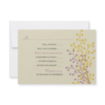 Beautiful Berries RSVP Cards invitations