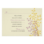 Beautiful Berries RSVP Cards Invitation