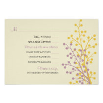 Beautiful Berries RSVP Cards invitations