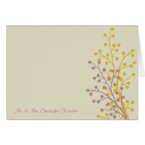Beautiful Berries Thank You Cards cards