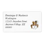 Beautiful Black Brides Personalized Shipping Labels