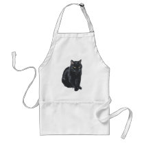 Beautiful Black Cat Apron