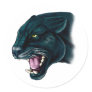 Beautiful Black Panther Sticker
