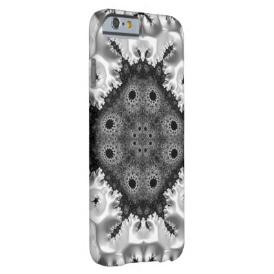 Beautiful Black&White Fractal Abstract Barely There iPhone 6 Case