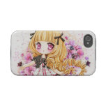 Beautiful blond anime girl - Iphone4/4s Case Tough Iphone 4 Case