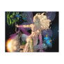 Beautiful Blond Sexy Space Fairy by Al Rio Postcard