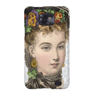 Beautiful Blond Victorian Lady Samsung Galaxy Case