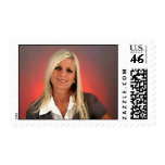 Beautiful Blonde Businesswoman Postage Stamp