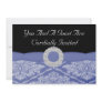 Beautiful Blue Damask Set Announcement