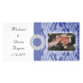 Beautiful Blue Damask Set Photo Greeting Card