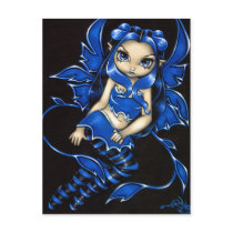 "Beautiful Blue Fairy" Postcard