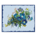 Beautiful Blue Flowers Poster posters by vintagegiftmall Beautiful Blue Flowers Poster posters