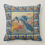 Beautiful Blue Jay Designer Throw Pillow pillows