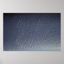 Beautiful Blue Leather Poster