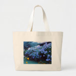 Beautiful blue morning glory flowers bag
