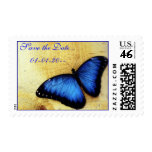 Beautiful Blue Morpho Butterfly Stamps
