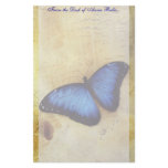 Beautiful Blue Morpho Butterfly Stationery