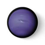 Beautiful blue Neptune, as seen from space, NASA buttons