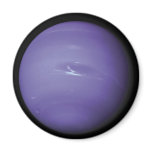 Beautiful blue Neptune, as seen from space, NASA Refrigerator Magnet