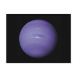 Beautiful blue Neptune, as seen from space, NASA Post Cards