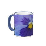 Beautiful Blue Pansy Coffee Mugs