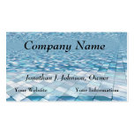 Beautiful Blue Tiles Mosaic Pattern Business Cards