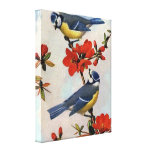 Beautiful Bluebirds Wrapped Canvas Art Gallery Wrap Canvas