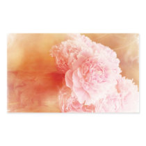 Beautiful Blushing Peony Bouquet Stickers