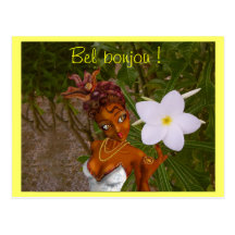 Beautiful bonjou! post cards