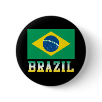 Beautiful Brazil Pinback Buttons