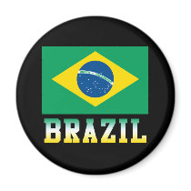 Beautiful Brazil Fridge Magnet
