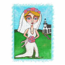 Beautiful Bride - Christmas ornament photo sculptures by folkartblonde Beautiful Bride - Christmas ornament photo sculptures