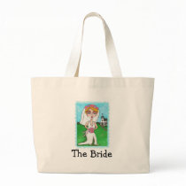 Beautiful Bride - Wedding Day tote bag by folkartblonde Beautiful Bride - Wedding Day tote bag