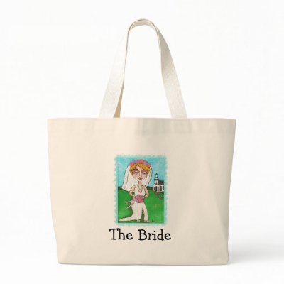 Beautiful Bride - Wedding Day tote bag by folkartblonde