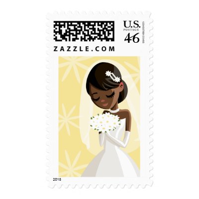 Beautiful Brides Postage Stamp
