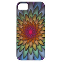 Beautiful Bright Rainbow Flower iPhone 5 Covers