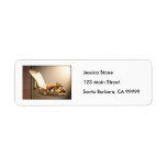 Beautiful Brocade for a Ball Custom Return Address Label