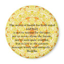 Beautiful Buddhist Quote with Vibrant Mandela magnets