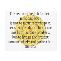 Beautiful Buddhist Quote with Vibrant Mandela postcards