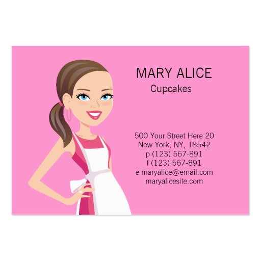 Beautiful Business Card for Bakery, Cooks, Chefs..