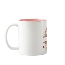 beautiful butterfly flower coffee mug
