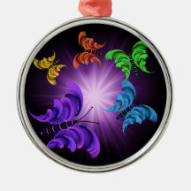 Beautiful Butterfly Journey Christmas Tree Ornament