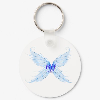 Beautiful butterfly wings key chain by artworkbydarlene