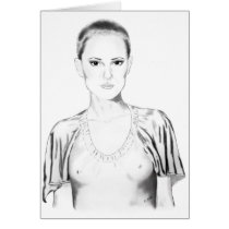 Beautiful Buzz Portrait cards by AtlasShrugging Beautiful Buzz Portrait cards