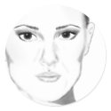 Beautiful Buzz Portrait stickers by AtlasShrugging Beautiful Buzz Portrait stickers