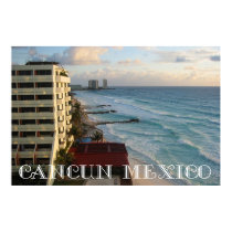 Beautiful Cancun Ocean View posters