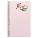 Beautiful Cardinals stationery